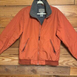 LL Bean Fleeced Lined Winter Bomber Jacket